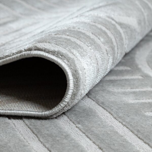 Dywany Łuszczów, Kusový koberec Balance 1918 grey, 160x220, šedá, ložnice