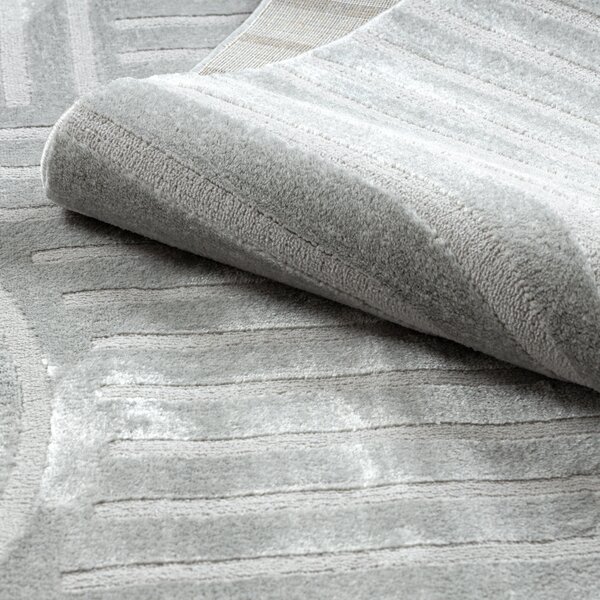 Dywany Łuszczów, Kusový koberec Balance 1918 grey, 160x220, šedá, ložnice