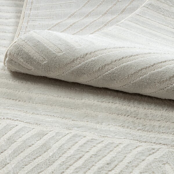 Dywany Łuszczów, Kusový koberec Balance 1503 cream, 80x150, bílá, ložnice