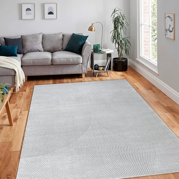 Dywany Łuszczów, Kusový koberec Balance 0194 grey, 80x150, šedá, ložnice