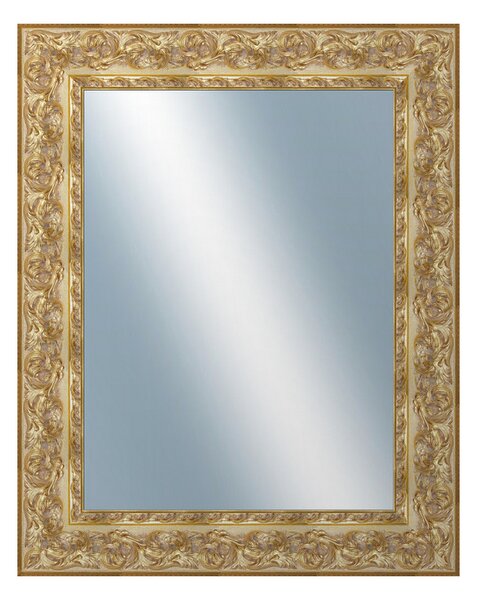 DANTIK - Zarámované zrcadlo - rozměr s rámem cca 80x100 cm z lišty KŘÍDLO zdobné zlaté (2890)