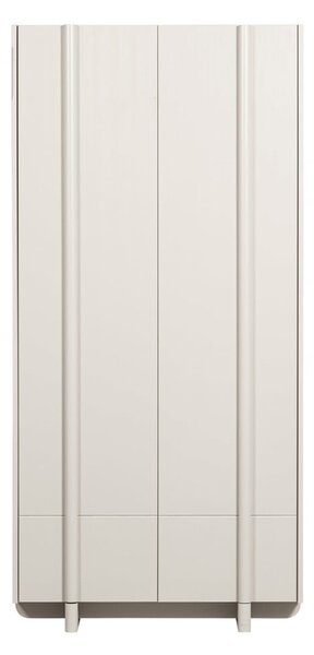 Krémová modulární skříňka z borovicového dřeva 101x210 cm Basu – WOOOD