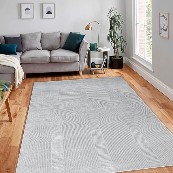 Dywany Łuszczów, Kusový koberec Balance 9086 grey, 120x170, šedá, ložnice