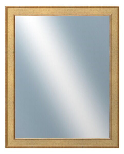 DANTIK - Zarámované zrcadlo - rozměr s rámem cca 80x100 cm z lišty TOOTH zlatá (2778)