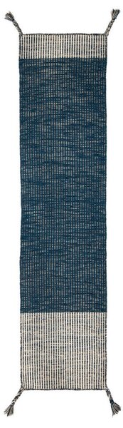 BĚHOUN, 60/200 cm, modrá - Online Only koberce & rohožky, Online Only
