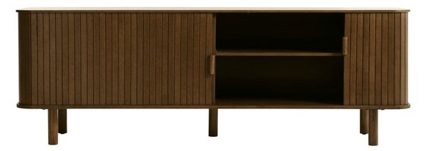 Hnědý TV stolek v dekoru dubu 56x160 cm Cavo – Unique Furniture