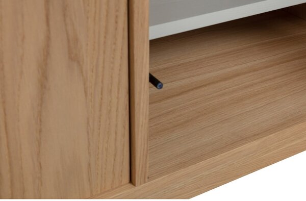 Modulární TV stolek v dekoru dubu v přírodní barvě 77x44 cm Modulair – vtwonen
