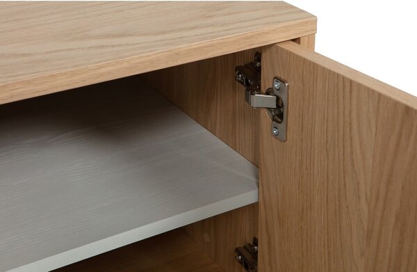 Modulární TV stolek v dekoru dubu v přírodní barvě 110x44 cm Modulair – vtwonen