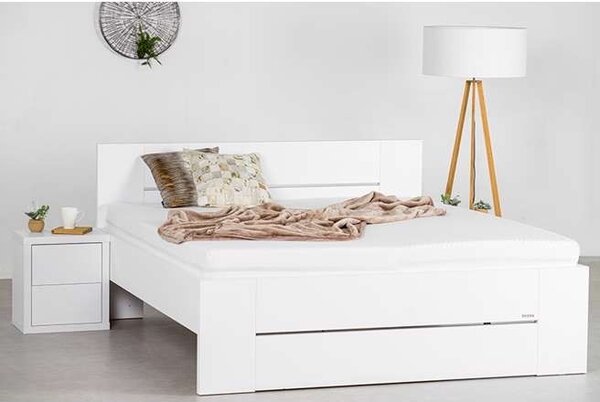 Ahorn LORANO - moderní lamino postel s děleným čelem 160 x 190 cm