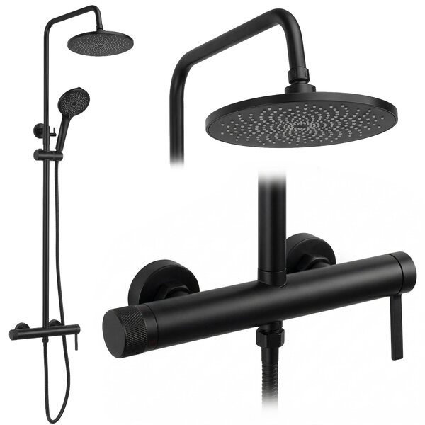 Rea, Sprchový set Rea Rivo Black, REA-P9499
