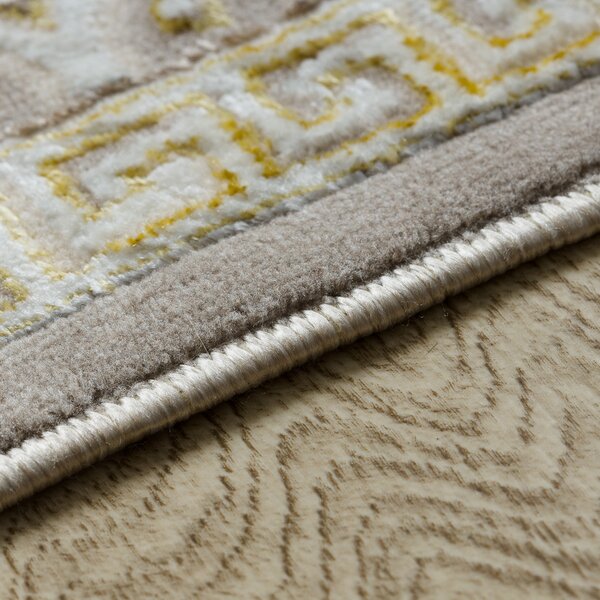 Dywany Łuszczów, Kusový koberec Bliss Z160AZ147 beige/gold, 120x170, béžová, kancelář