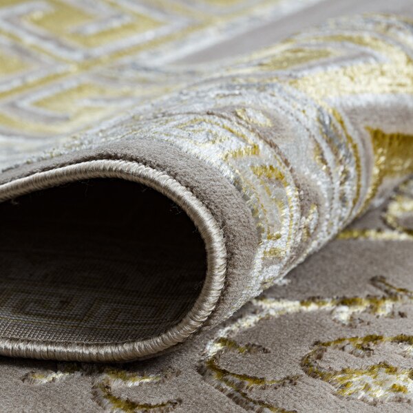 Dywany Łuszczów, Kusový koberec Bliss Z160AZ147 beige/gold, 120x170, béžová, kancelář