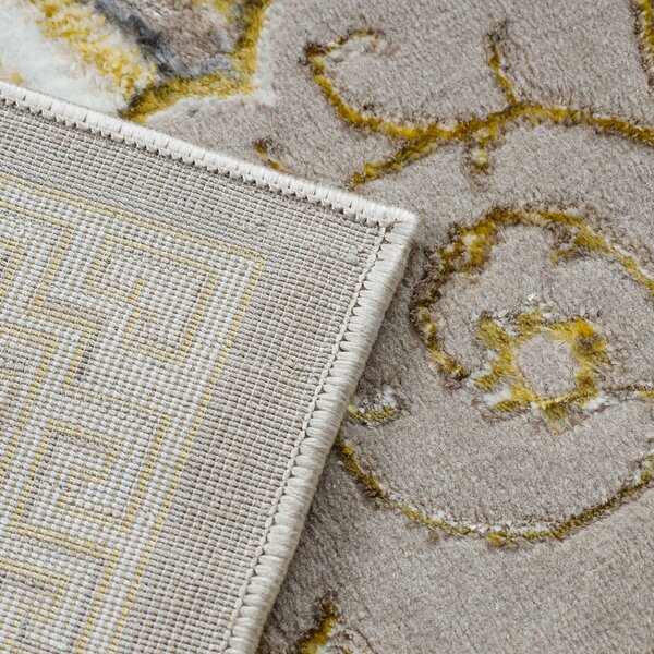Dywany Łuszczów, Kusový koberec Bliss Z160AZ147 beige/gold, 120x170, béžová, kancelář