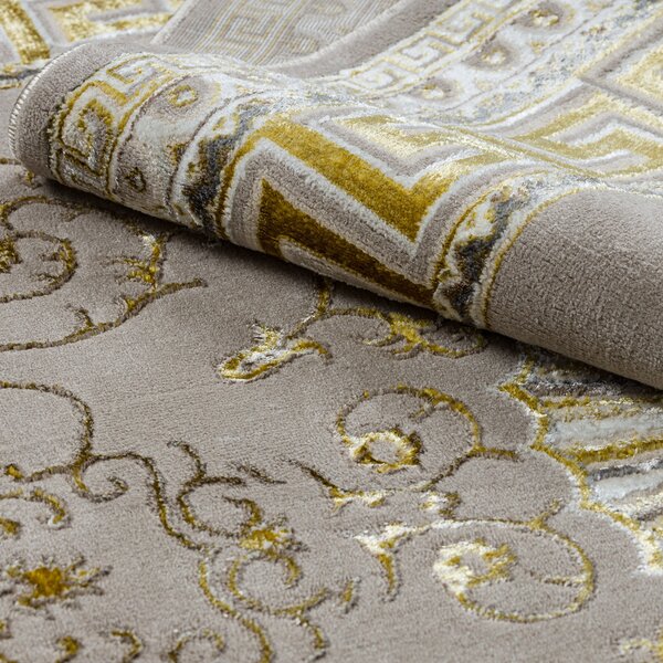 Dywany Łuszczów, Kusový koberec Bliss Z160AZ147 beige/gold, 120x170, béžová, kancelář