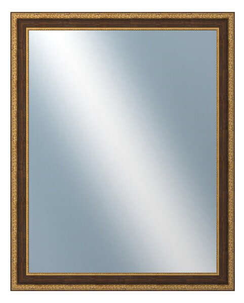 DANTIK - Zarámované zrcadlo - rozměr s rámem cca 80x100 cm z lišty KLASIK hnědá (3004)