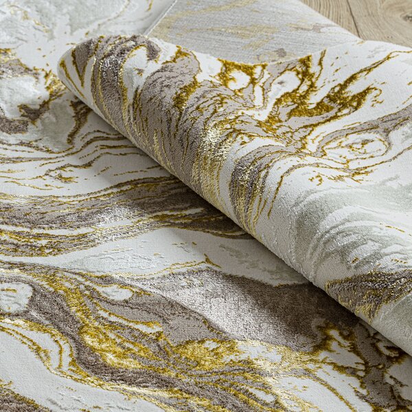 Dywany Łuszczów, Kusový koberec Bliss Z162AZ173 gold/cream, 80x150, béžová, kancelář