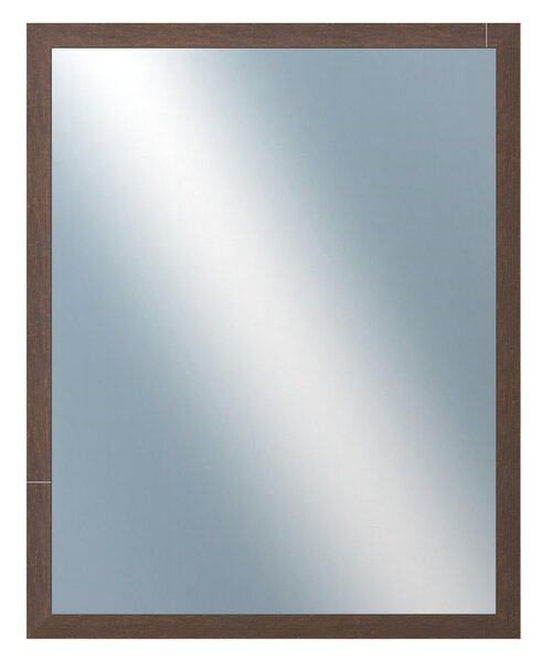 DANTIK - Zarámované zrcadlo - rozměr s rámem cca 80x100 cm z lišty RETRO hnědá (3144)