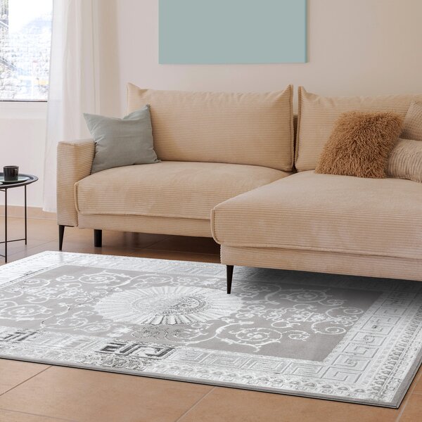 Dywany Łuszczów, Kusový koberec Bliss Z160AZ246 grey, 80x150, šedá, kancelář