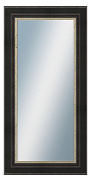 DANTIK - Zarámované zrcadlo - rozměr s rámem cca 50x100 cm z lišty GREECE černá (2641)