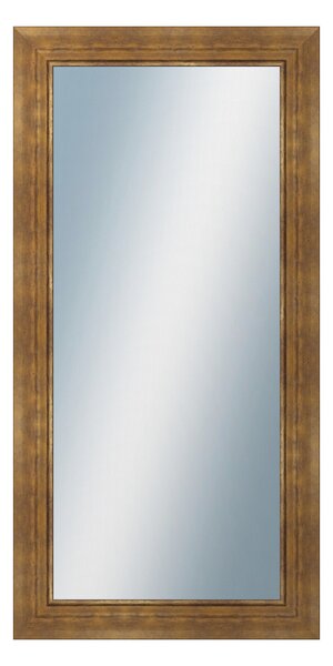 DANTIK - Zarámované zrcadlo - rozměr s rámem cca 50x100 cm z lišty TRITON široký zlatý (2952)