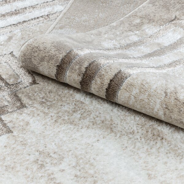 Dywany Łuszczów, Kusový koberec Bliss Z203AZ138 cream/beige, 80x150, béžová, kancelář