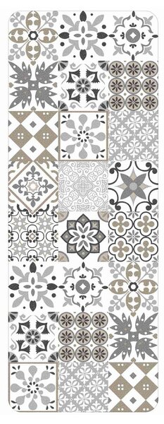 Bílý běhoun z PVC 45x120 cm Salou – douceur d'intérieur