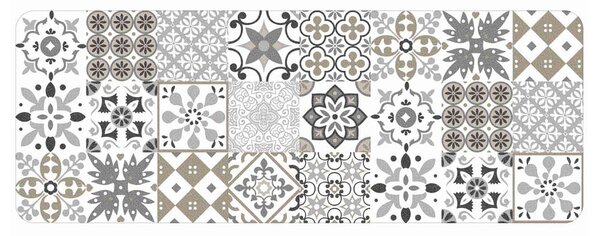 Bílý běhoun z PVC 45x120 cm Salou – douceur d'intérieur