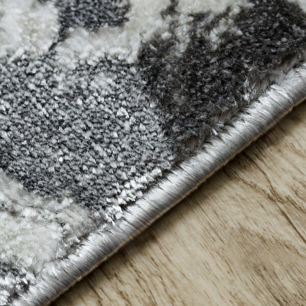 Dywany Łuszczów, Kusový koberec Bliss Z162BZ253 grey/cream, 80x150, šedá, kancelář