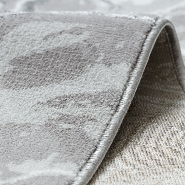 Dywany Łuszczów, Kusový koberec Bliss Z162BZ253 grey/cream, 80x150, šedá, kancelář
