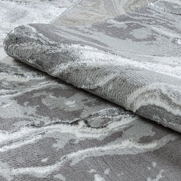 Dywany Łuszczów, Kusový koberec Bliss Z162BZ253 grey/cream, 80x150, šedá, kancelář