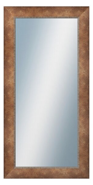 DANTIK - Zarámované zrcadlo - rozměr s rámem cca 50x100 cm z lišty TOMAS bronz velká (3029)