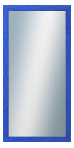 DANTIK - Zarámované zrcadlo - rozměr s rámem cca 50x100 cm z lišty RETRO modrá (2532)