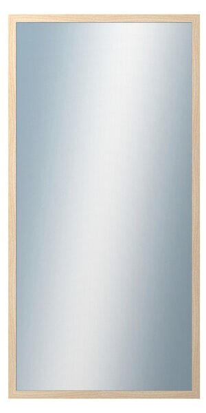 DANTIK - Zarámované zrcadlo - rozměr s rámem cca 50x100 cm z lišty KASSETTE dub bělený (2861)