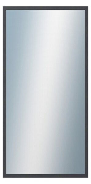 DANTIK - Zarámované zrcadlo - rozměr s rámem cca 50x100 cm z lišty KASETTE šedá (2758)