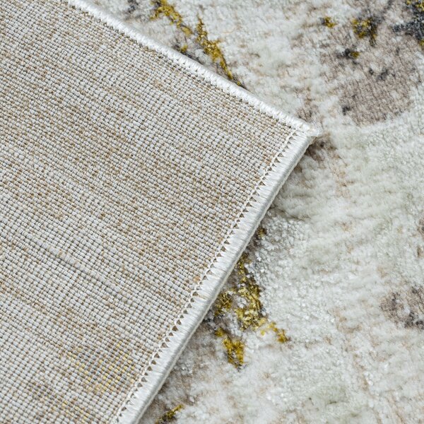 Dywany Łuszczów, Kusový koberec Bliss Z199AZ127 cream/gold, 80x150, béžová, kancelář