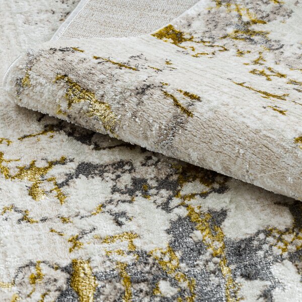 Dywany Łuszczów, Kusový koberec Bliss Z199AZ127 cream/gold, 80x150, béžová, kancelář