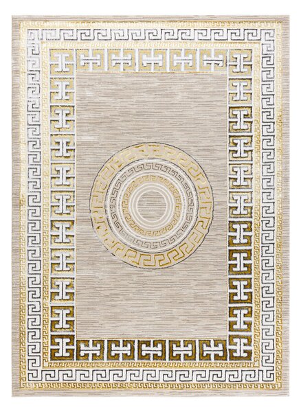 Dywany Łuszczów, Kusový koberec Bliss Z205AZ127 cream/gold, 80x150, béžová, kancelář