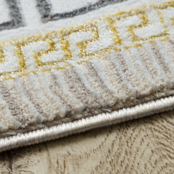 Dywany Łuszczów, Kusový koberec Bliss Z205AZ127 cream/gold, 80x150, béžová, kancelář
