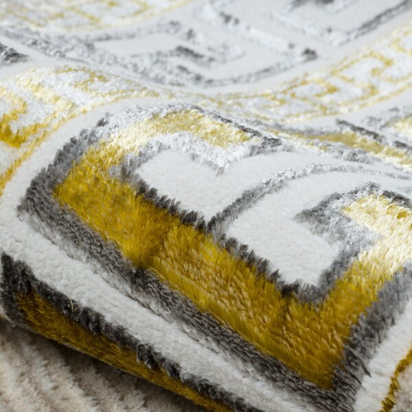 Dywany Łuszczów, Kusový koberec Bliss Z205AZ127 cream/gold, 80x150, béžová, kancelář