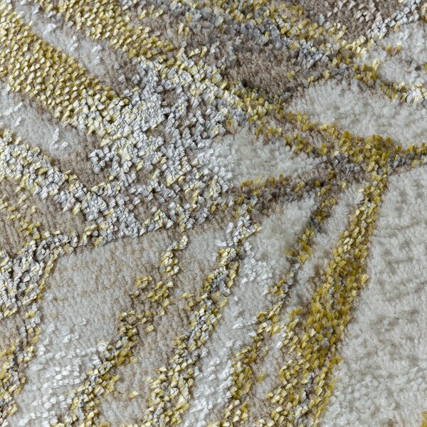 Dywany Łuszczów, Kusový koberec Bliss Z216AZ137 cream/gold, 80x150, béžová, kancelář