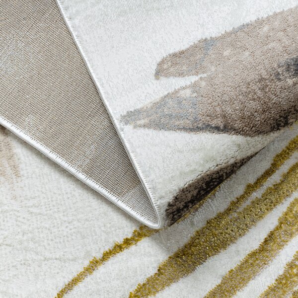 Dywany Łuszczów, Kusový koberec Bliss Z216AZ137 cream/gold, 80x150, béžová, kancelář