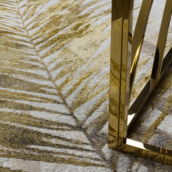 Dywany Łuszczów, Kusový koberec Bliss Z216AZ137 cream/gold, 80x150, béžová, kancelář