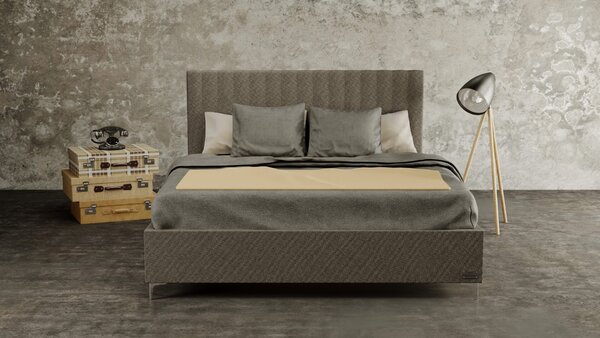 Materasso BELLATRIX - designová postel s čalouněným čelem (typ potahu A)
