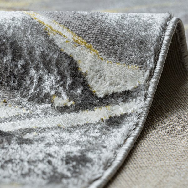 Dywany Łuszczów, Kusový koberec Bliss Z217AZ276 gold/grey, 80x150, šedá, kancelář