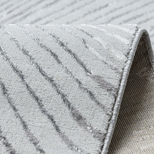 Dywany Łuszczów, Kusový koberec Bliss Z206AZ256 grey, 80x150, šedá, kancelář