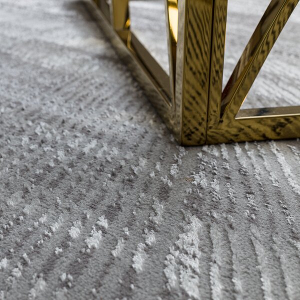 Dywany Łuszczów, Kusový koberec Bliss Z206AZ256 grey, 80x150, šedá, kancelář