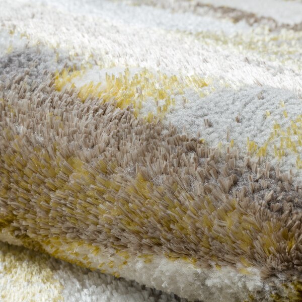 Dywany Łuszczów, Kusový koberec Bliss Z217AZ276 gold/grey, 80x150, šedá, kancelář