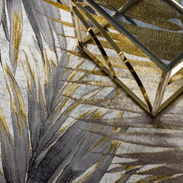 Dywany Łuszczów, Kusový koberec Bliss Z217AZ276 gold/grey, 80x150, šedá, kancelář