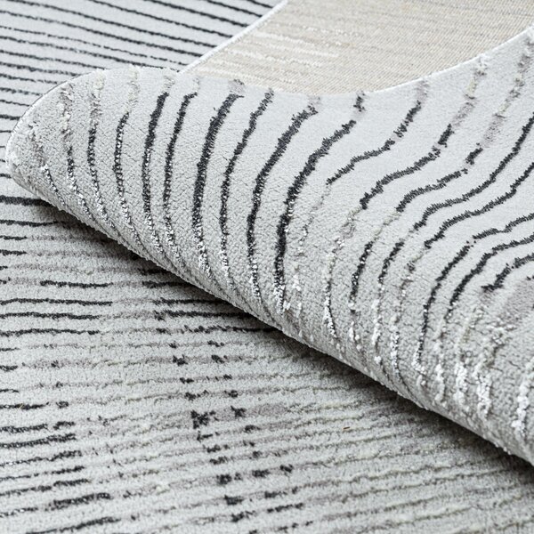 Dywany Łuszczów, Kusový koberec Bliss Z206AZ256 grey, 80x150, šedá, kancelář