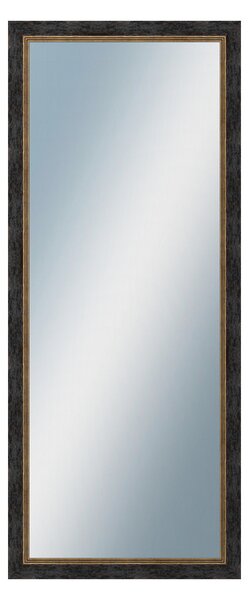DANTIK - Zarámované zrcadlo - rozměr s rámem cca 50x120 cm z lišty CARRARA hnědočerná (2948)